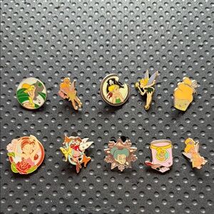 Tinker Bell and Friend Disney Pin Lot of 10
